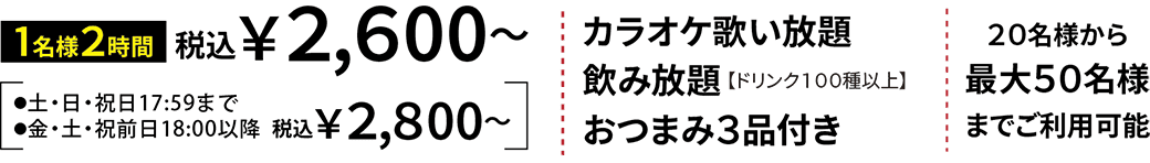 宴会料金