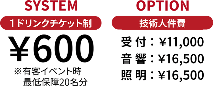 料金表オプション